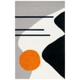 thumbnail image 2 of SAFAVIEH Rodeo Drive Corine Abstract Area Rug, Grey/Black, 6' x 6' Round, 2 of 8