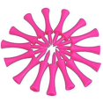 thumbnail image 3 of Tees de golf con diseño de castillo de color rosa brillante, 100 unidades, color rosa, 3 of 4