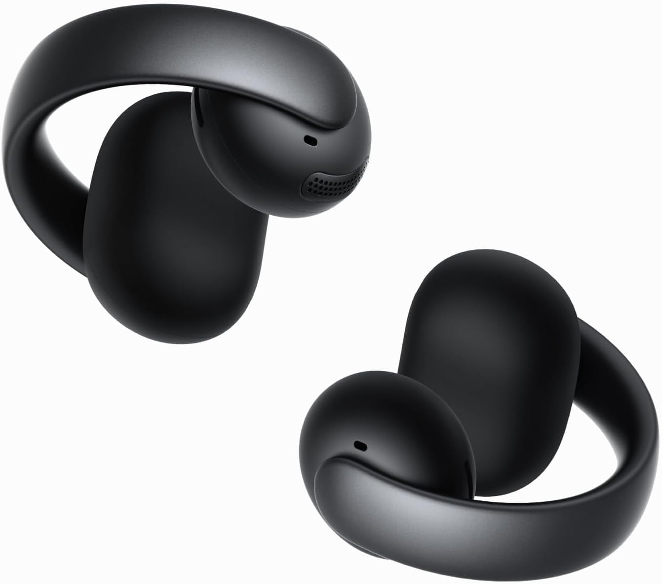 Soundcore AeroClip Open-Ear Earbuds, Midnight Black, Retail Packaging