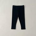 thumbnail image 3 of Leggings de algodón acanalado para niños y niñas, pantalones casuales a rayas, ropa para el hogar, otoño, 3 of 4