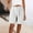 White, variant on Rezuofi 1 Pcs Bermuda Shorts for Women High Waisted Linen Dressy Casual Pleated Wide Leg Summer Shorts with Elastic Waist