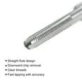 thumbnail image 4 of Uxcell M2 x 0.4 Left Hand High Speed Steel Machine 3 Straight Flutes Thread Tap, 4 of 6