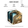 thumbnail image 3 of Kdxio Rustic Daisy Mason Jars Print Tissue Box Cover,Square Decorative PU Leather Facial Paper Case Organizer Holder Dispenser for Bathroom,Night Stands,Desk,Car 5.2''X5.2''X5.2'', 3 of 6