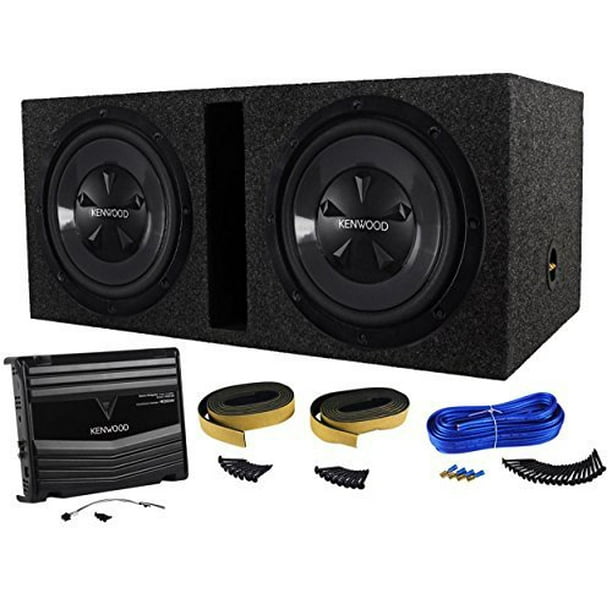 Kenwood PW1220 , Kenwood KAC5206 400W Peak/120W Car Amplifier + 2)KFC