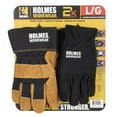 thumbnail image 1 of Holmes Work Gloves 2PK Combo Kit SZ M, 1 of 1
