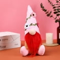 thumbnail image 4 of Matsuzay Muñeco sin rostro, decoración del Día de la madre, gnomo enano de peluche largo, decoración de de Acción de Gracias, Kits de decoración para fiestas Rosado, 4 of 6