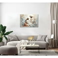 thumbnail image 2 of HFDF Jesus And Woman Prayer Canvas Wall Art Jesus Heals A Woman Always With You Wall Decor Picture Christian Bible Story Poster Prt for Livg Room Church Decoration Prepare To Hang 16x12inch Framed, 2 of 6