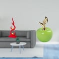 thumbnail image 2 of Escultura abstracta de fuego,Estatua de arte abstracto para decoración del hogar,Estatua,Escultura de fruta artificial,estatua y artesanía,Colección de figuras de cerámica para decoración, 2 of 8