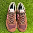 thumbnail image 5 of New Balance 574 Mens Size 9.5 Brown Pink Athletic Running Walking Shoes Sneakers, 5 of 5