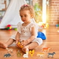 thumbnail image 3 of 2 Ensembles de Modèles d'Animaux du Zodiaque Simulation Animaux Décorations Jouets Éducatifs pour Enfants, 3 of 5