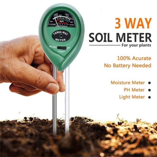 New Style Hellmodal Professional 3 In1 Soil Moisture Light Humidity Ph Meter Garden Soil Tester Meter Walmart Com Walmart Com