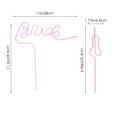 thumbnail image 2 of LOLIPPYY 1 Set Bachelorette Party Straws Assorted Colorful Curly Plastic Drinking Straws for Fun Party Beverages, 2 of 7