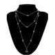 thumbnail image 1 of Collar Yashi con borlas en capas y colgante de estrella modelo 21629, 1 of 5