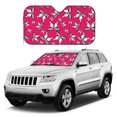 thumbnail image 2 of Fuzoiu Butterfly Print Car Windshield Sunshade,Foldable Reflective Sun Visor,Windshield Sun Shade,UV Rays Sun Visor Shade,Auto Front Sun Shield Shade-Small, 2 of 8
