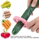 thumbnail image 2 of Cepillo eficaz para zanahorias, pepinos y ñames: limpiador portátil de maíz y verduras de color rosa, 2 of 8