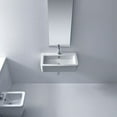 thumbnail image 2 of Ws Bath Collections Ego 3250 Dedrio 27-5/8" Ceramic Wall Mounted / Vessel Bathroom Sink -, 2 of 3