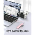 thumbnail image 6 of LENTION USB C Hub, 7-in1 USB Type C Multiport Adapter with 4K HDMI,USB 3.0&2.0, SD/Micro SD Card Reader, Laptop Docking Station for 2023-2016 MacBook Pro/Air,Surface,Chromebook,More(CE18), 6 of 13