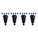 thumbnail image 1 of 4 conectores de bobina de encendido, kit de reparación portátil, conector de arnés, cable de enchufe fácil de instalar para A6 A8 1J0998724 reemplazo cabeza masculina, 1 of 8