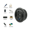 thumbnail image 3 of USB Hub 2.0 Desktop Grommet Audio Desk Mount Adapter 3 Port in Multi Ports, 3 of 8