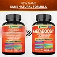 thumbnail image 5 of Parrox Metaboost GLP-1 Booster Supplement with Akkermansia, L-Carnitine,Berberine (GlucoVantage),Chromium,Capsimax,Psyllium Husk,Probiotics & Vitamins D3,B6,B12, 20-in-1 Plant-Based Formula (3 Pack), 5 of 9