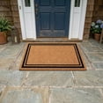 thumbnail image 5 of Ottomanson Coir Welcome Mat, Non-Slip Outdoor Doormat, Weather-Resistant, 24" x 36", 5 of 7