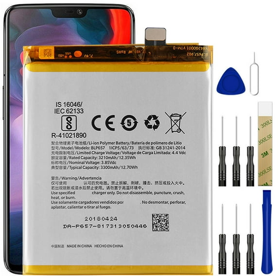 Replacement Battery BLP657 For Oneplus 6 A6000 A6003 Tool