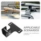 thumbnail image 3 of unbranded Clip Adaptador De Soporte Para Rack De Para Equipaje Exterior Negro, 3 of 8