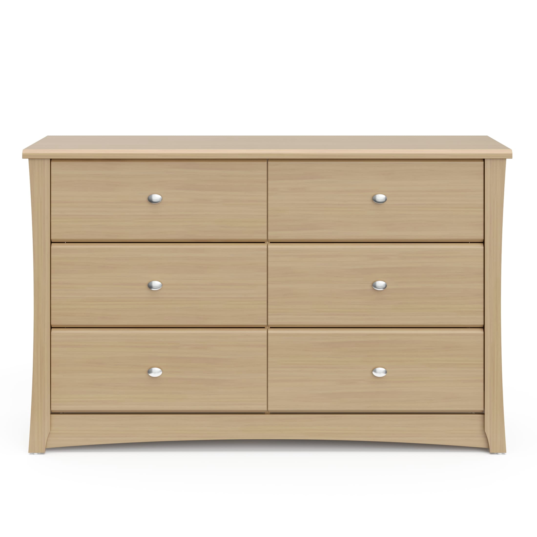 Storkcraft Crescent 6 Drawer Chest - Driftwood