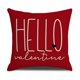 thumbnail image 1 of Valentines cubre día de San valent18x18 pulgadas para la decoración del hogar Valentines Day Decor, 1 of 4