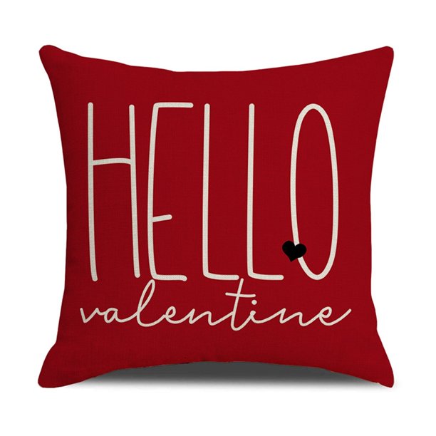Valentines cubre día de San valent18x18 pulgadas para la decoración del hogar Valentines Day Decor