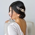 thumbnail image 5 of SkyAuks Wedding Hair Accessories, Pearl Vine Hair Clips, Silver, 5 of 7
