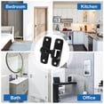 thumbnail image 2 of Bgsha Sliding Gate Barn Door Lock Hook Latch Bolt Stainless Steel for Window Cabinet, 2 of 9