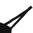 thumbnail image 6 of Nfurl Built in Bra Tank Tops for Women Fitted V Neck Molded Cup Cami Tank Tops Fitted Comfy Sleeveless Shirts Casual Going Out Black,L, 6 of 6