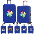 thumbnail image 2 of Travel Luggage Protective Cover 3d Pattern Travel Accessories Elastic Suitcase Case Apply To 18-28inch 8 3D014 M, 2 of 6
