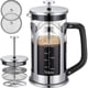 thumbnail image 1 of And Tea Maker, 304 Less Steel Ant Borosilicate Glass Maker With 4 Filt, 1 of 5