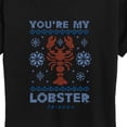 thumbnail image 3 of Friends - You're My Lobster Ugly Sweater Short Sleeve Graphic T-Shirt, 3 of 5
