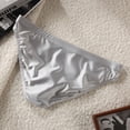 thumbnail image 2 of Kudavo Men's Bikini Underwear - 4 Pack Ice Silk Briefs, 2 of 8