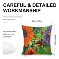 thumbnail image 2 of Flower Frog Linen toss pillowcase Decoration pillowcase Gift preferred 18x18" Cushion cover 4 set Sofa pillowcase Sofa bedroom living room car, 2 of 5