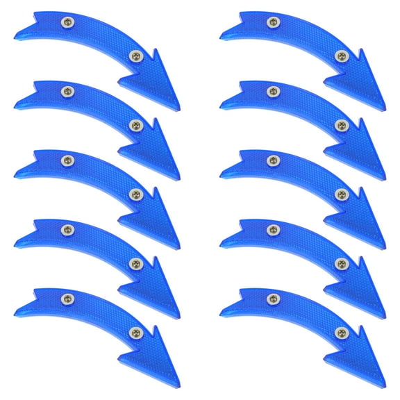 LOLIPPYY Set of 10 Bike Wheel Reflectors Cycling Accessories for Enhanced Night Riding Safety