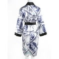 thumbnail image 4 of Aunavey Women's Dollars Money Print Short Silky Robes Kimono Bridesmaid Bride Party Satin Robes Sleepwear, 4 of 6