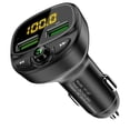 thumbnail image 1 of New Bluetooth & Mp3 Player Car Charger Bluetooth 5.0 FM Transmitter compatible Car Sell well_Perfect Gift, 1 of 5
