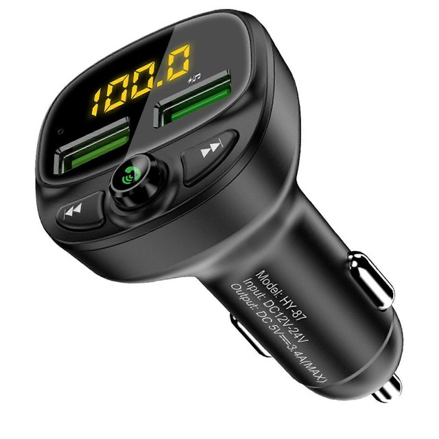 New Bluetooth & Mp3 Player Car Charger Bluetooth 5.0 FM Transmitter compatible Car Sell well_Perfect Gift