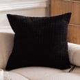 thumbnail image 1 of Spring Set Of 2 Corduroy Striped Cushion Covers 24x24 Inch Throw Pillow Covers For Living Room 24x24 In 2 Pack, 1 of 9