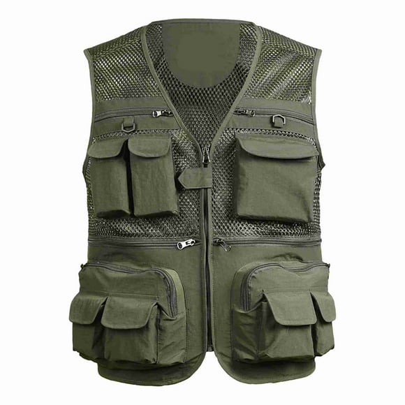 Vest For Men, Men's Fishing Vest Hunting Vest Fishing Vest with Pockets Fishing