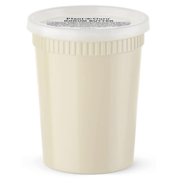 Raw Kokum Butter 32 oz. / 2 lbs. 100% Pure Natural Organic Unrefined Cold Pressed - Great for Skin, Body and Hair Moisturizer, DIY Creams, Balms, Lotions and Soap Making.