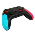 thumbnail image 3 of Manette Sans Fil Pro pour Switch/Switch Lite Télécommande Manette Pro Joystick avec Double Vibration, Axe Gyroscopique, Turbo Réglable et Prise en Charge des Mouvements Réveil (Rouge-Bleu), 3 of 9