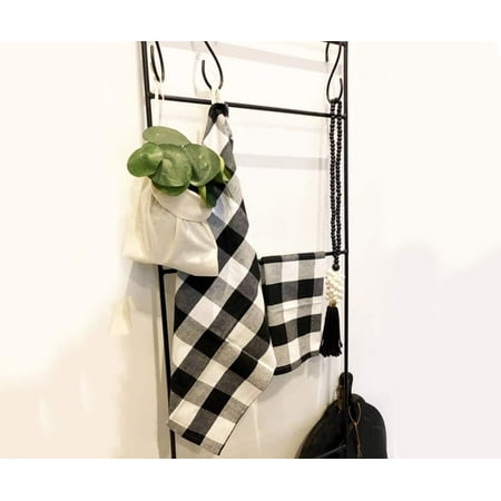 Black And White Kitchen Cloths Buffalo Plaid Dish Towel Buffalo Checked Dish Towel Black Kitchen Towels Cotton Checkered Dish Towel Plaid Tea Towels Set Of 3 Black And White 28x18 Walmart Canada