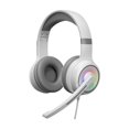 thumbnail image 2 of Wired USB Gaming Headset with RGB Lighting on Earcups, Adjustable Noise Canceling Microphone, for PC Gaming Music Online Classes, Multiple Colors, 2 of 5