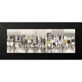 thumbnail image 2 of Florio, Luigi 18x9 Black Modern Framed Museum Art Print Titled - Manhattan and Brooklyn Bridge, 2 of 5