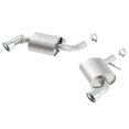 thumbnail image 1 of Borla Exhaust System Kit 11923 ATAK Series Axle Back System; T-304 Stainless Steel; With Mufflers; 2-3/4 Inch Pipe Diameter; Dual Exhaust With Dual Exit; Split Rear Exit, 1 of 2